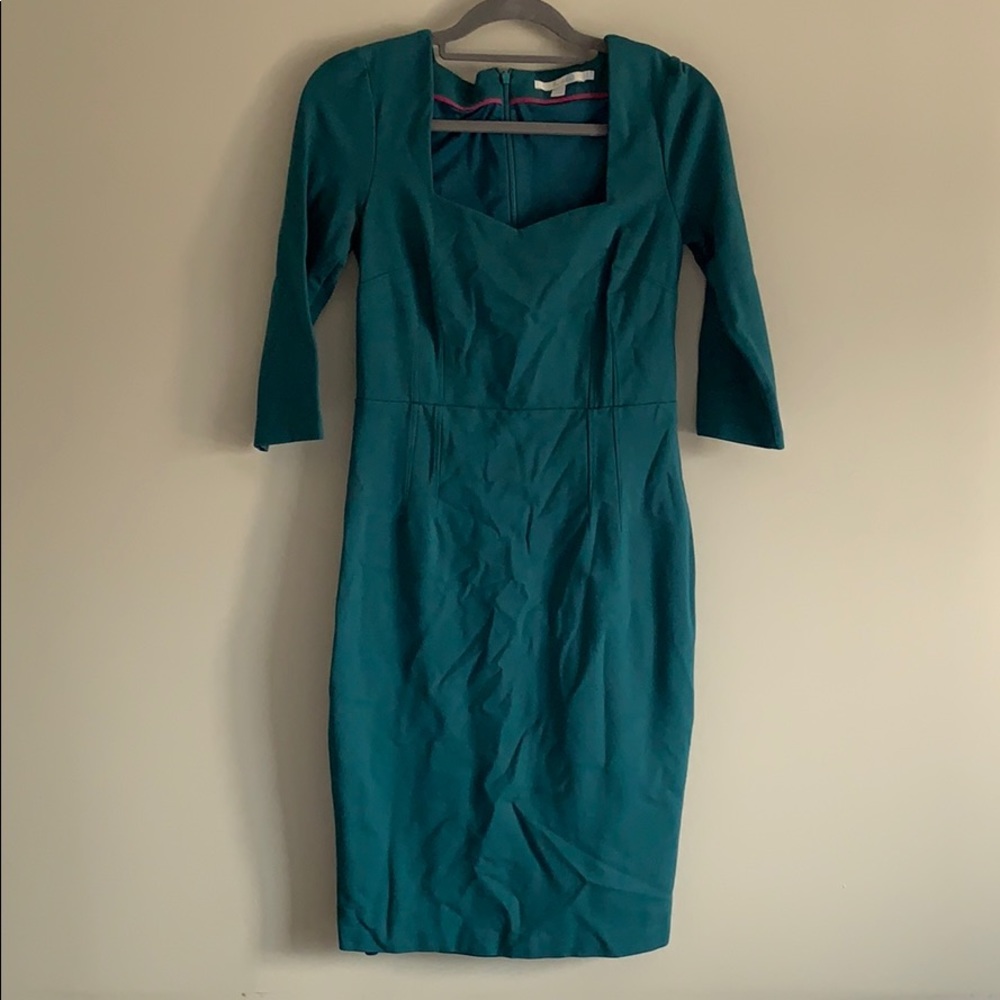 Boden blue/green work dress